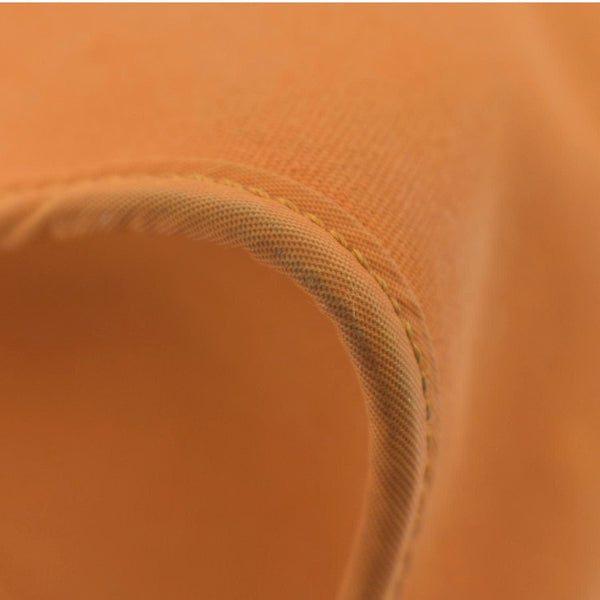 HERMES Herbag Canvas Tote Bag - Bold Orange Elegance