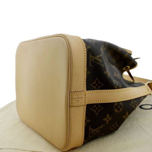 LOUIS VUITTON Petit Noe NM Monogram Canvas Shoulder Bag Brown