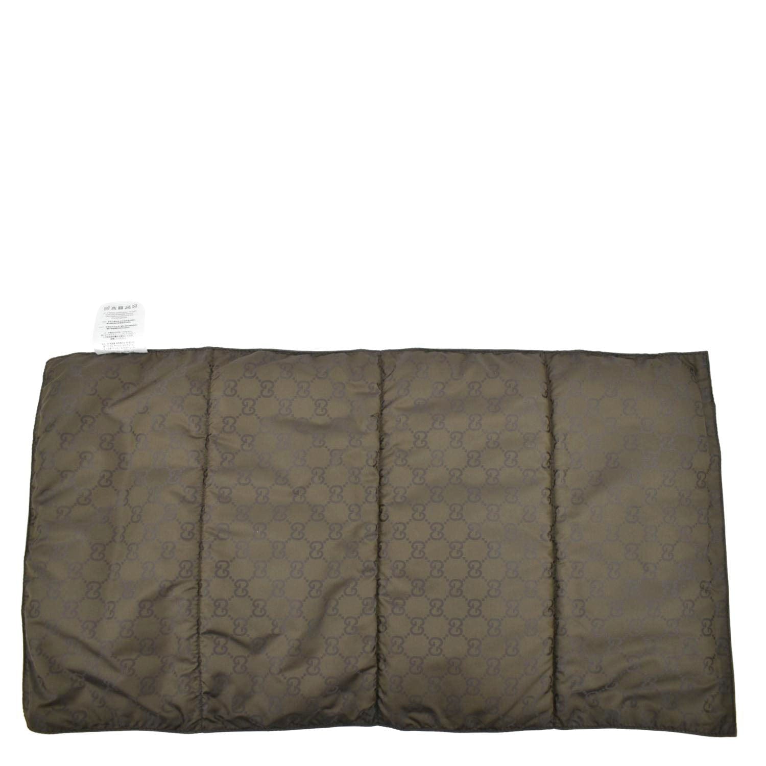 GUCCI Diaper GG Canvas Shoulder Bag Beige 211131