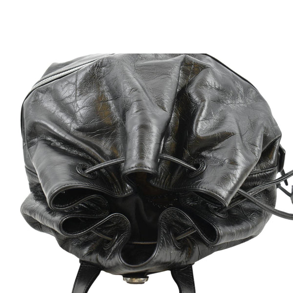 MCM Timeless Leather Backpack Bag Black