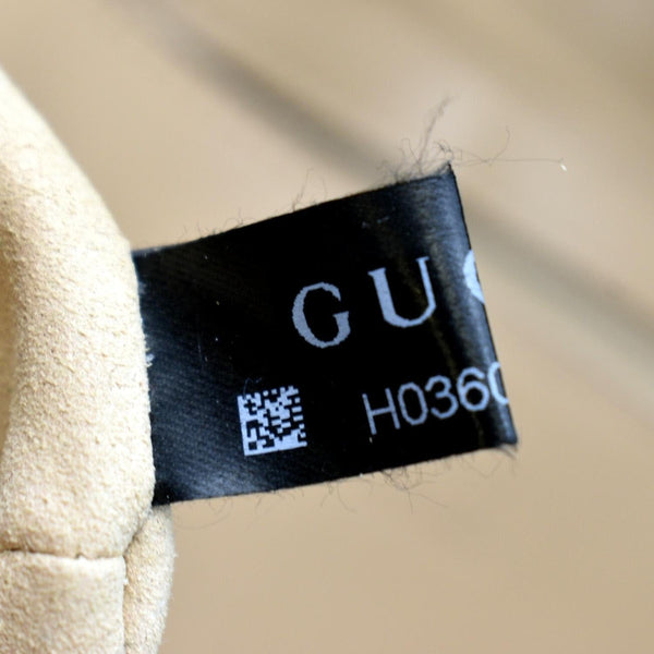 Gucci GG Marmont Mini Leather Shoulder Bag Beige Color - Tag