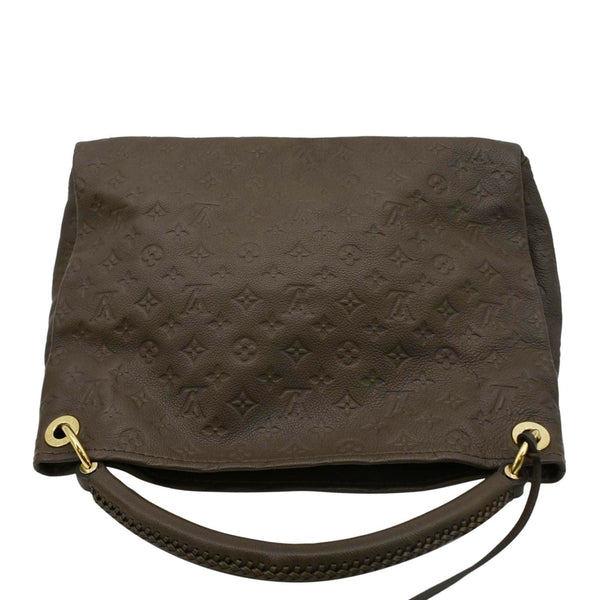 LOUIS VUITTON Artsy MM Monogram Empreinte Leather Hobo Bag Brown