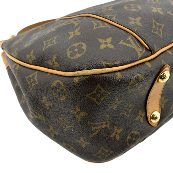 LOUIS VUITTON Galliera PM Monogram Canvas Hobo Shoulder Bag Brown