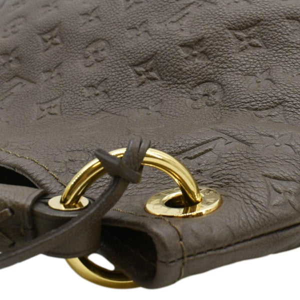 LOUIS VUITTON Artsy MM Monogram Empreinte Leather Hobo Bag Brown