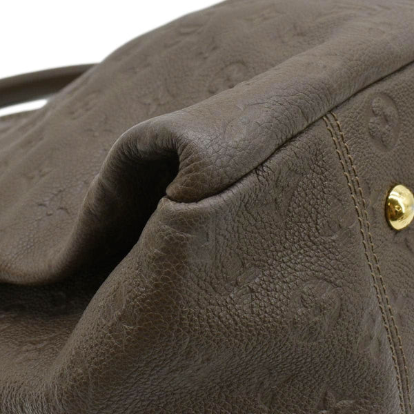 LOUIS VUITTON Artsy MM Monogram Empreinte Leather Hobo Bag Brown