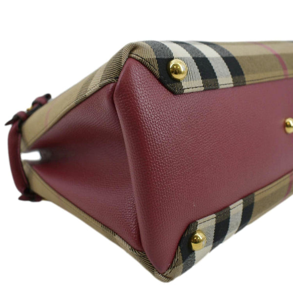 BURBERRY Banner Vintage Small Satchel Bag Limestone