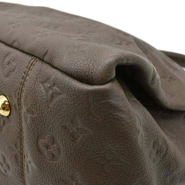 LOUIS VUITTON Artsy MM Monogram Empreinte Leather Hobo Bag Brown