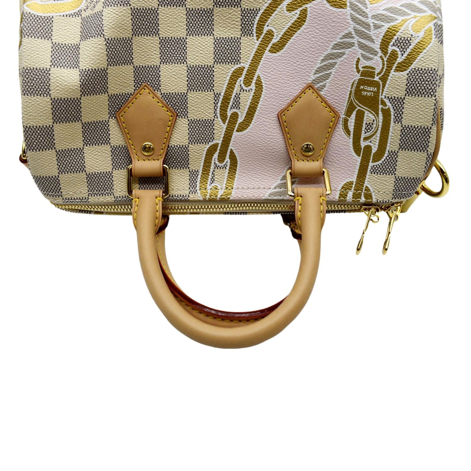 Louis Vuitton Speedy Bandouliere Bag Limited Edition Nautical Damier 25 For  Sale at 1stDibs