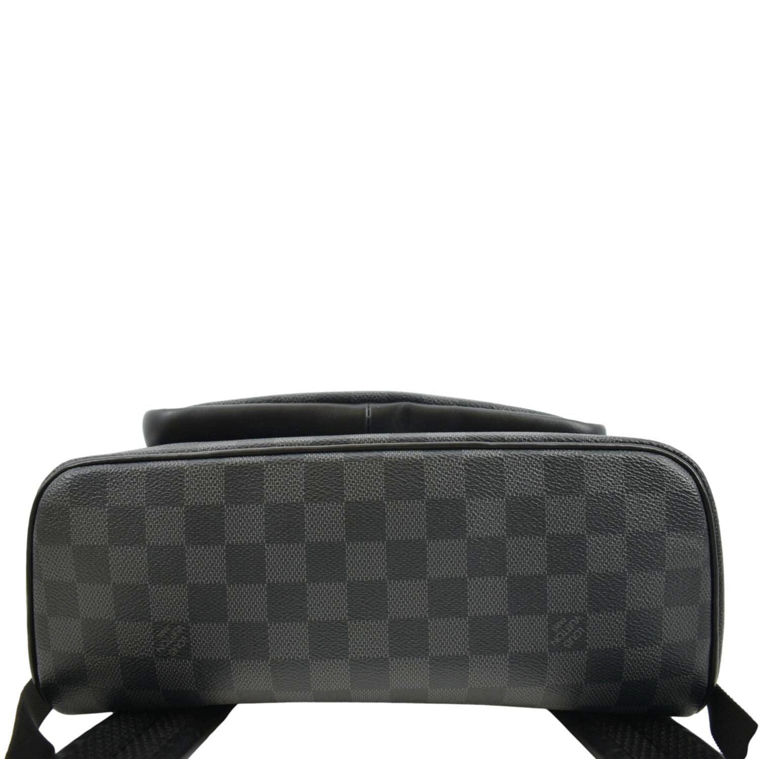 LOUIS VUITTON Josh Damier Graphite Backpack Black