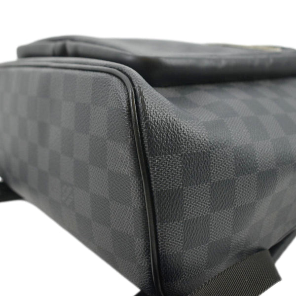 LOUIS VUITTON Josh Damier Graphite Backpack Black