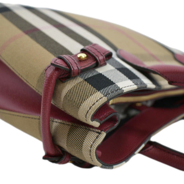 BURBERRY Banner Vintage Small Satchel Bag Limestone