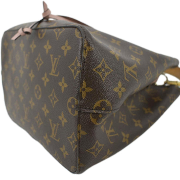 LOUIS VUITTON Neonoe Monogram Canvas Hobo Bag Rose Ballerine