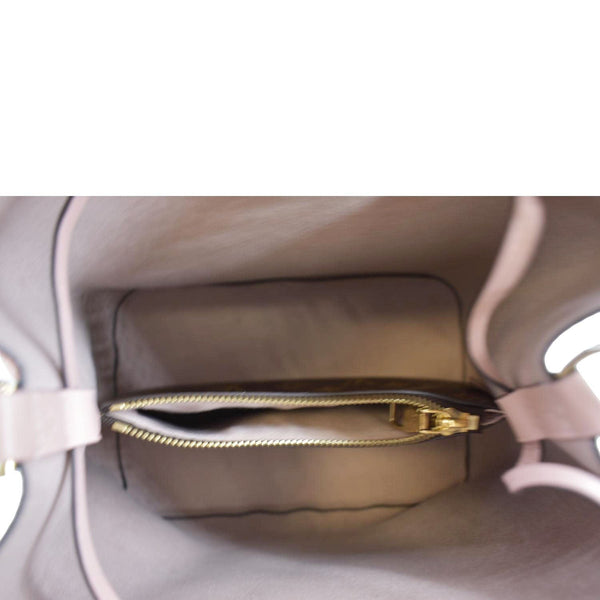 LOUIS VUITTON Neonoe Monogram Canvas Hobo Bag Rose Ballerine