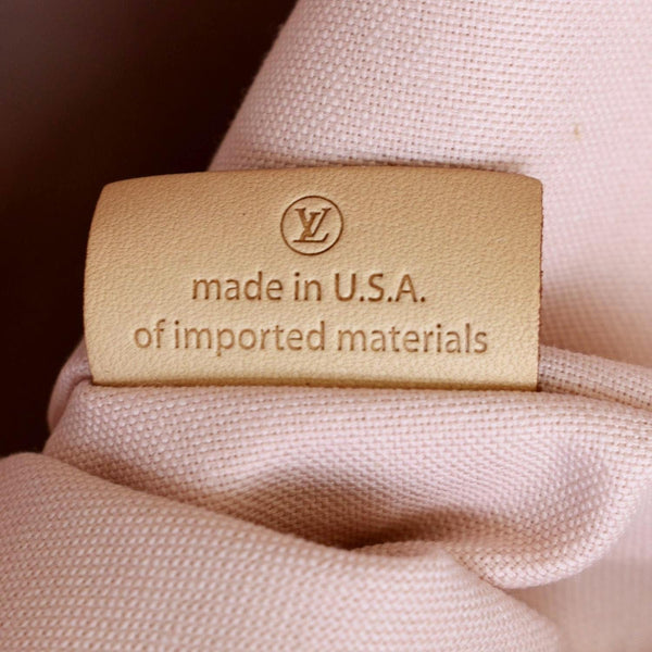 LOUIS VUITTON Iena MM Damier Azur Shoulder Bag White