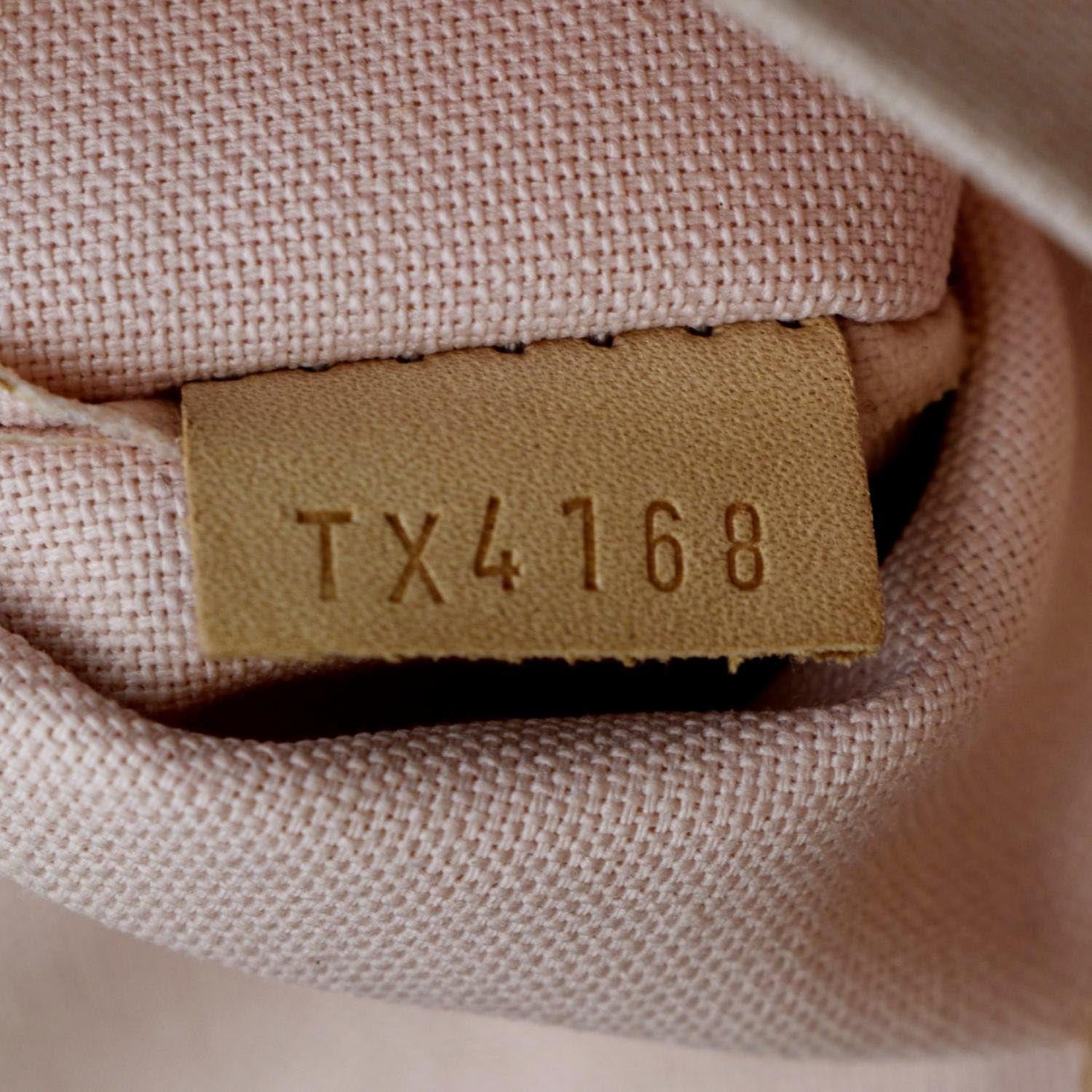 Louis Vuitton Iena MM Damier Azur White Leather ref.146487 - Joli Closet