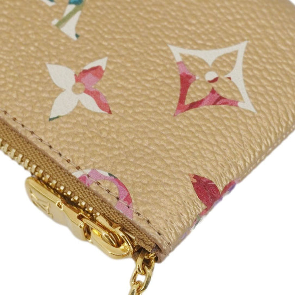LOUIS VUITTON Metallic Monogram LV Garden Key Pouch Golden