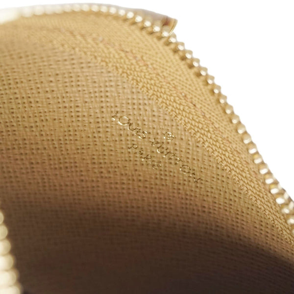 LOUIS VUITTON Metallic Monogram LV Garden Key Pouch Golden