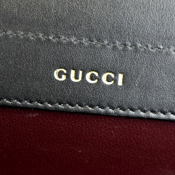 GUCCI Medium Zumi Diagonal Stripe Leather Top Handle Shoulder Bag Beige 564714