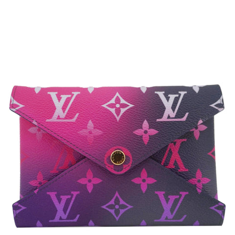 LOUIS VUITTON Kirigami Medium Monogram Spring In The City Pochette Midnight Fuchsia
