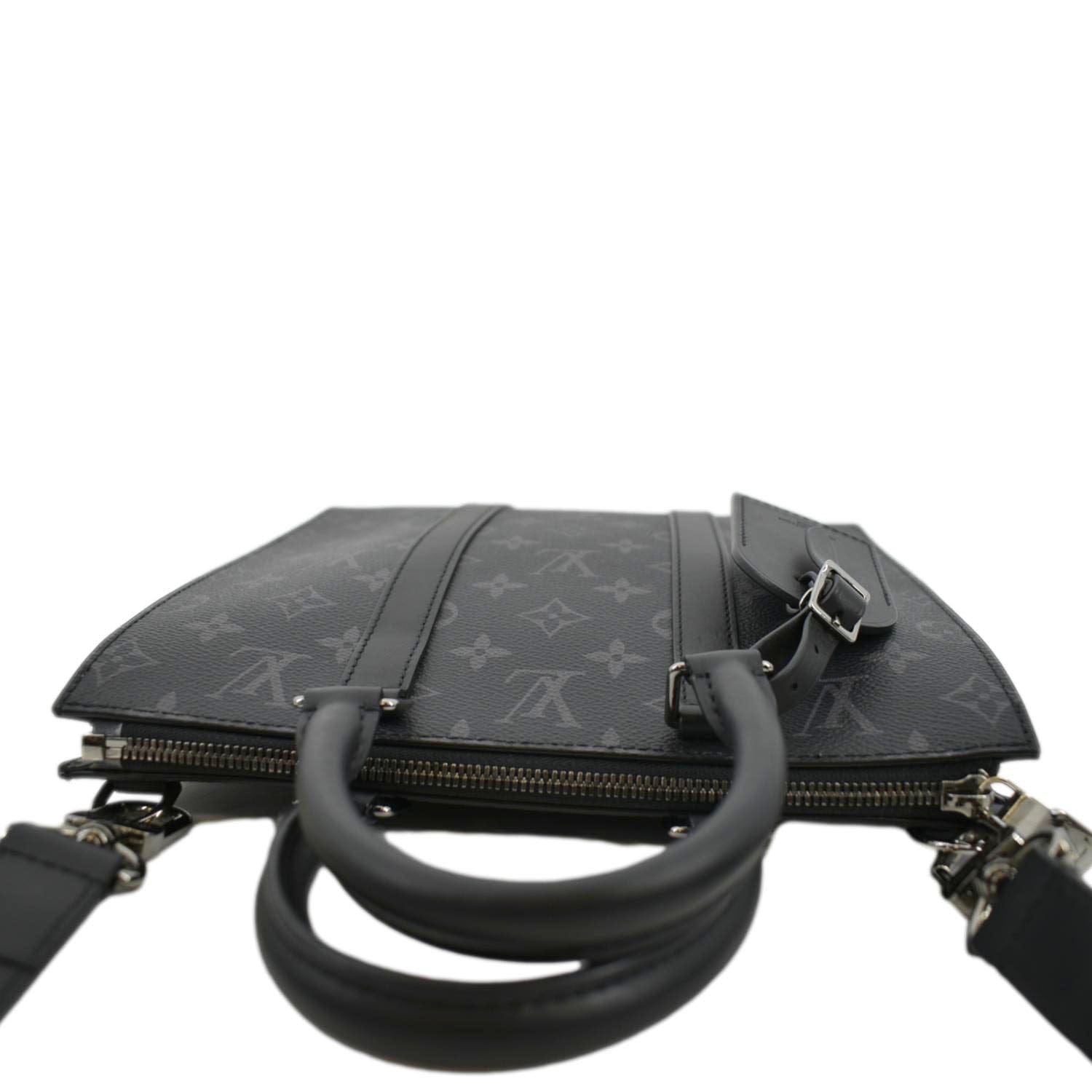 Louis Vuitton Sac Plat Monogram Eclipse Tote Shoulder Bag