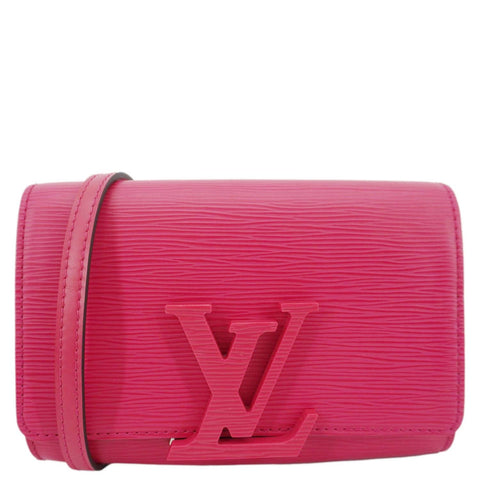 LOUIS VUITTON Louise PM Epi Leather Crossbody Bag Pink