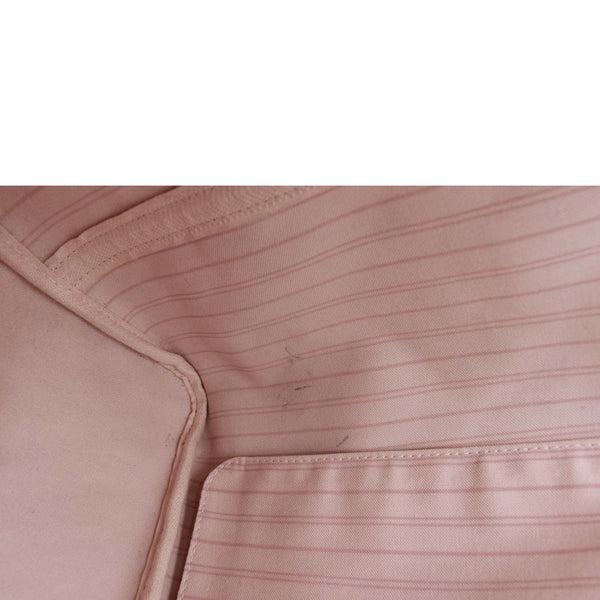 LOUIS VUITTON Neverfull GM Damier Azur Tote Shoulder Bag Rose Ballerine