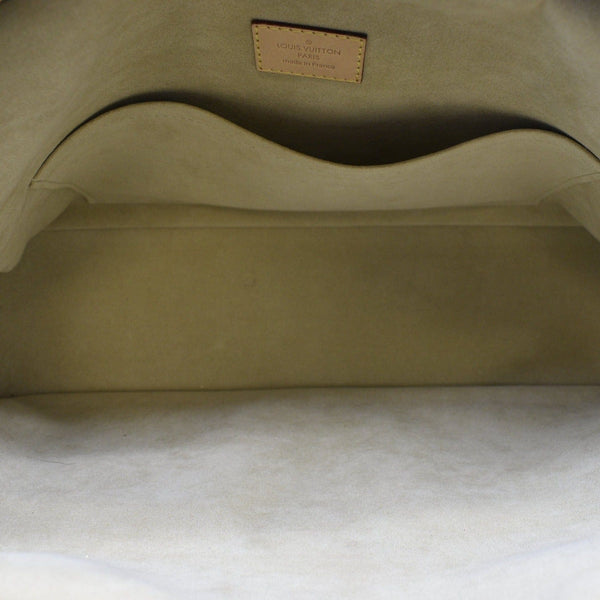 LOUIS VUITTON Manhattan GM Monogram Canvas Satchel Bag Brown