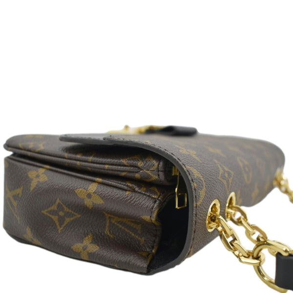 LOUIS VUITTON Marceau Monogram Canvas Shoulder Bag Black
