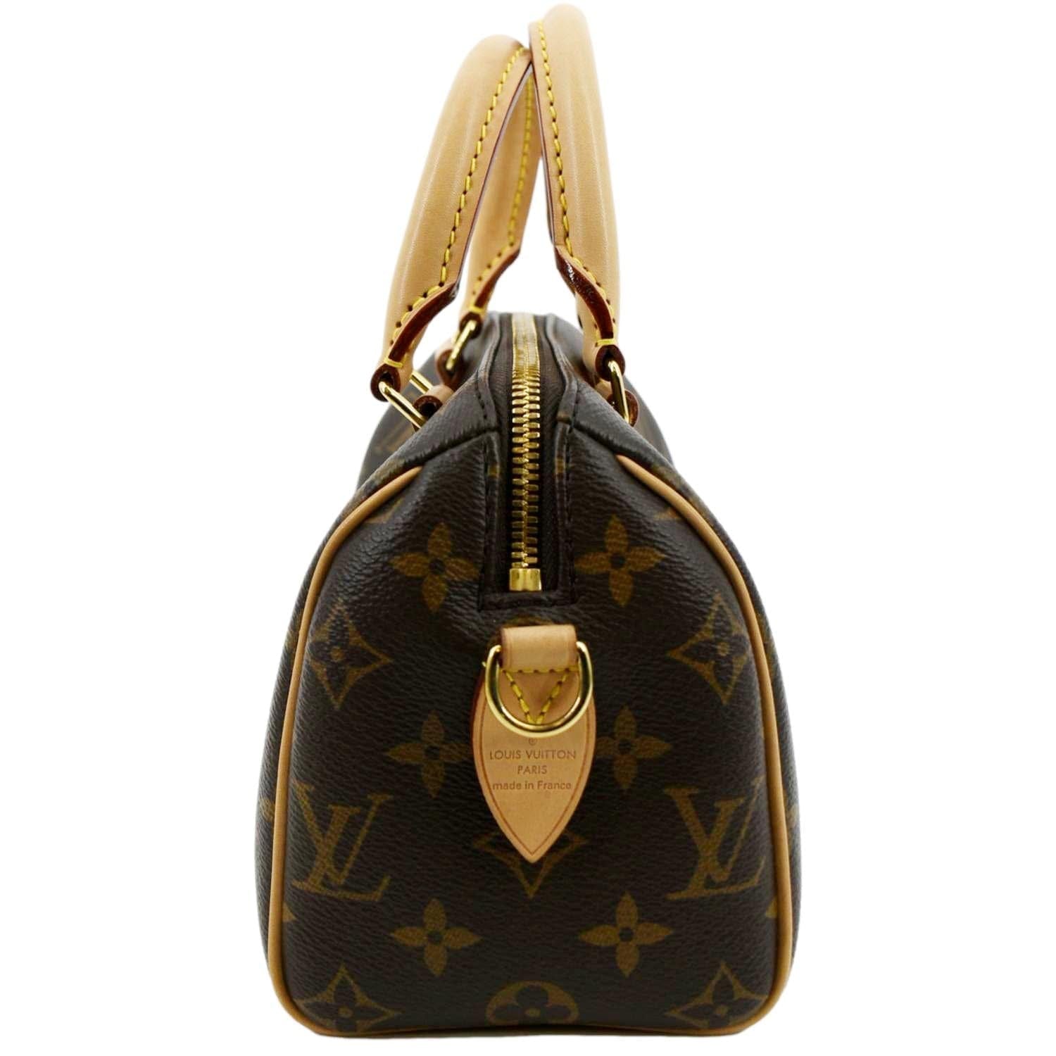 Louis Vuitton Speedy Bandouliere 20 Monogram Brown/Black in Coated Canvas  with Gold-tone - US