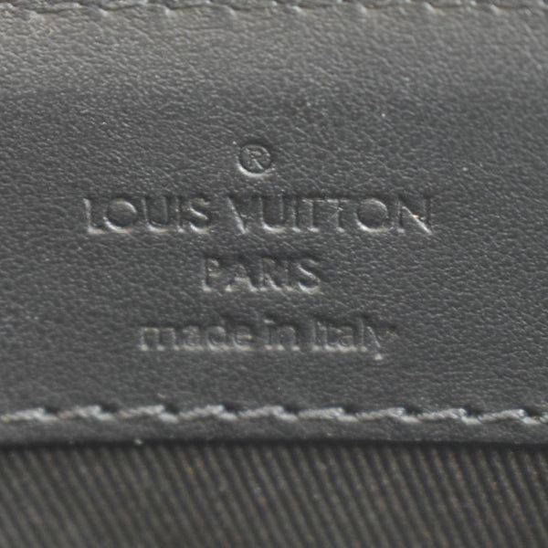LOUIS VUITTON Sac Plat Monogram Eclipse Tote Shoulder Bag Black