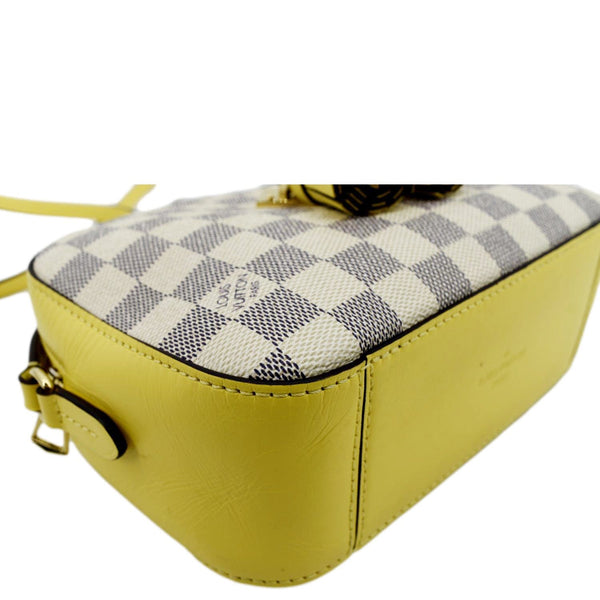 LOUIS VUITTON Saintonge Damier Azur Crossbody Bag White