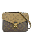 LOUIS VUITTON Metis Pochette Reverse Monogram Canvas Crossbody Bag Brown