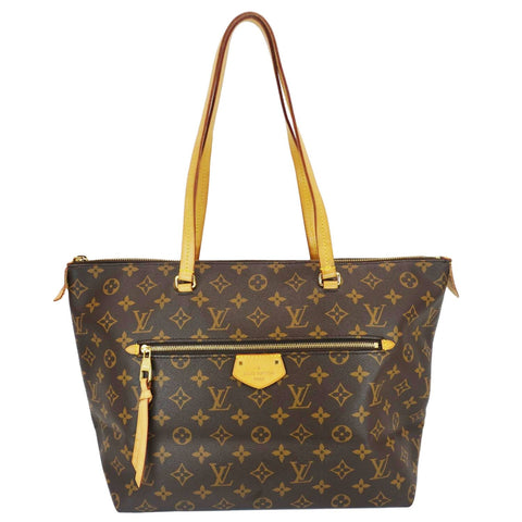 LOUIS VUITTON Iena PM Monogram Canvas Shoulder Bag Brown