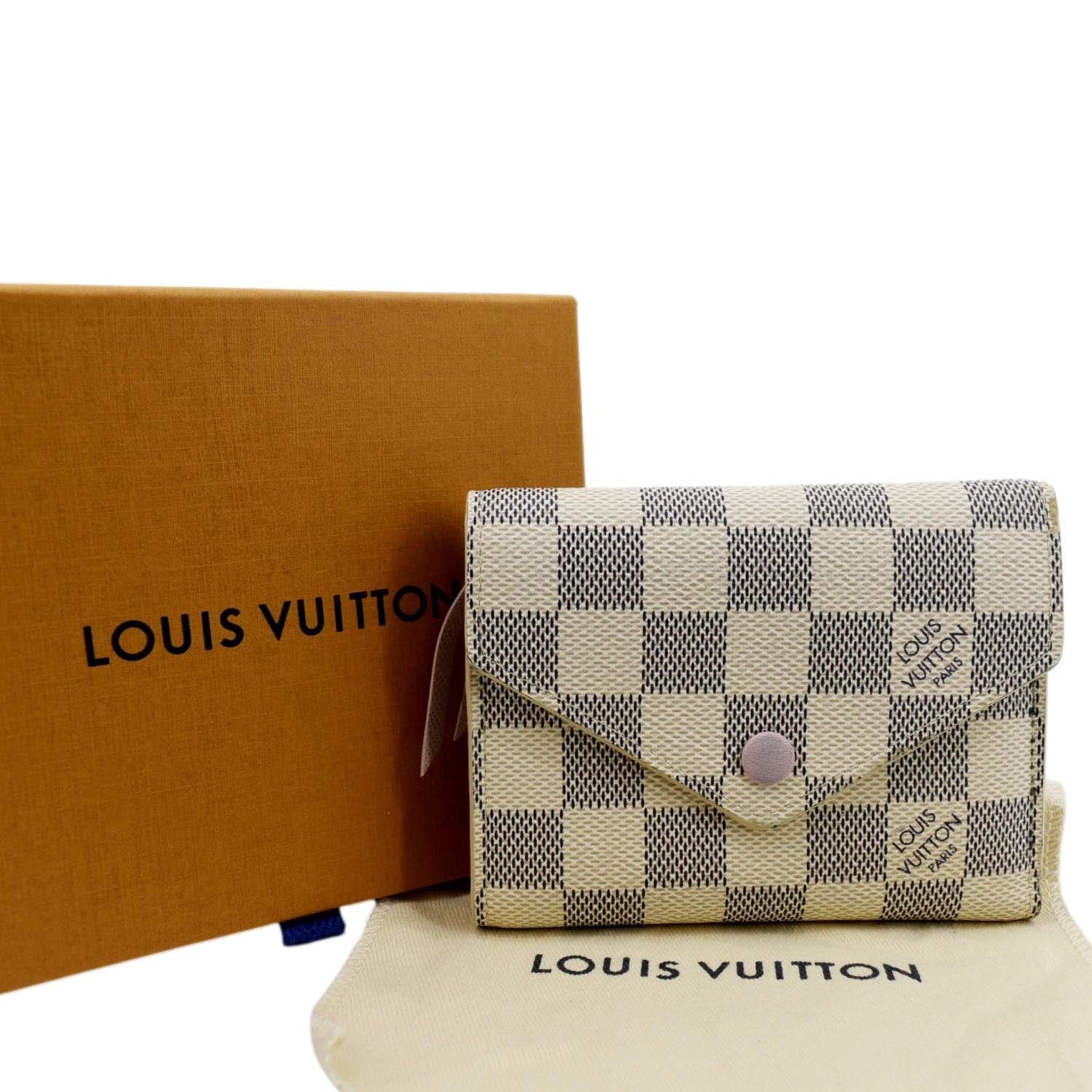 Louis Vuitton Damier Coated Canvas Victorine Wallet