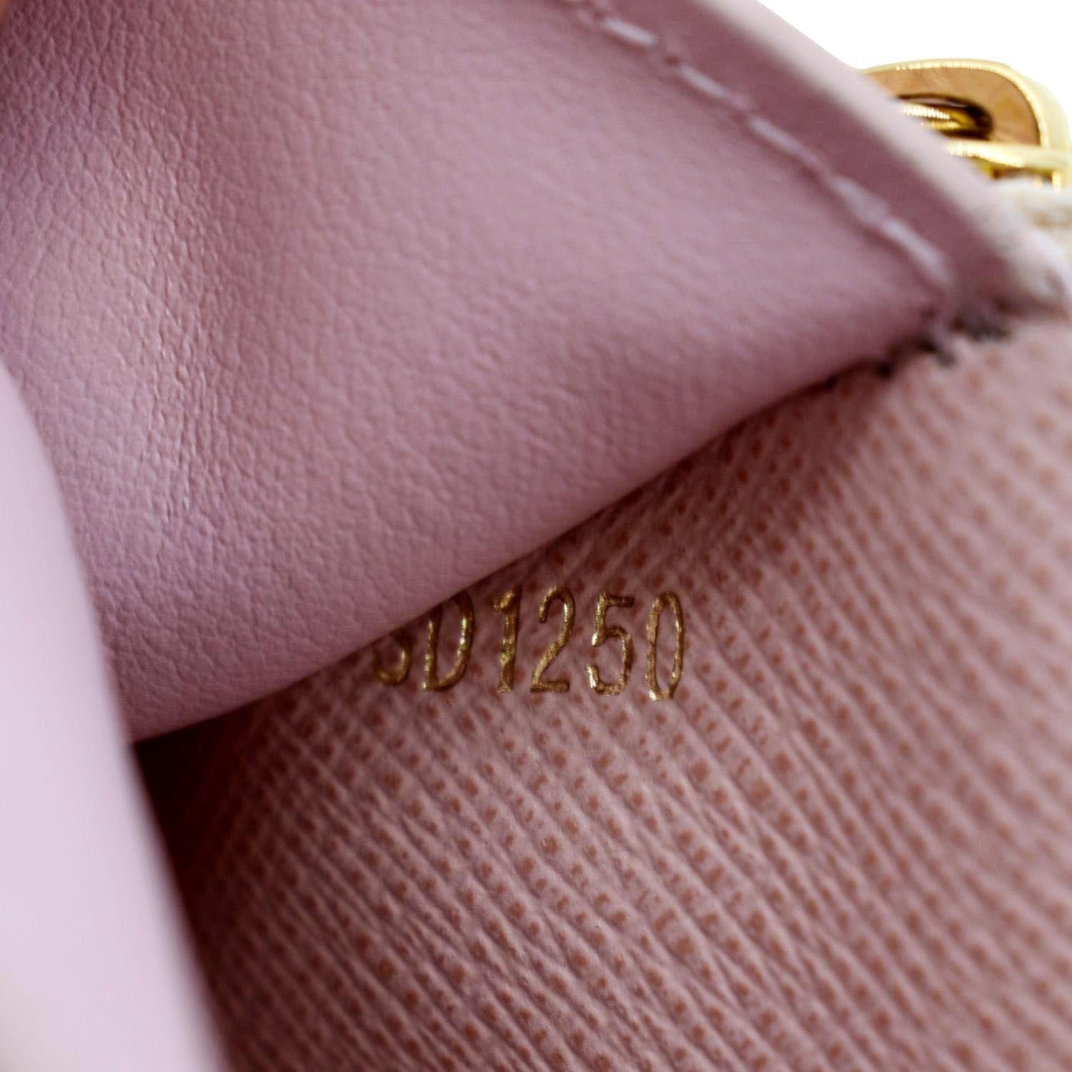 Louis Vuitton Victorine Wallet Damier Azur Pink