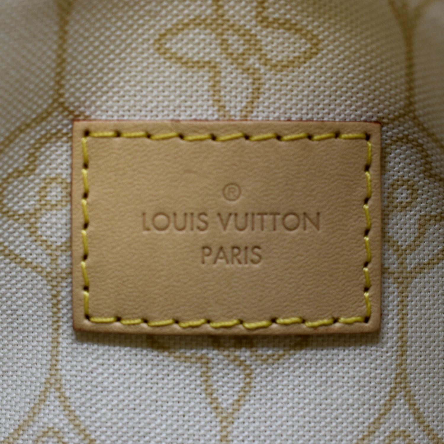 LOUIS VUITTON Speedy 25 Bandouliere Damier Azur Shoulder Bag White