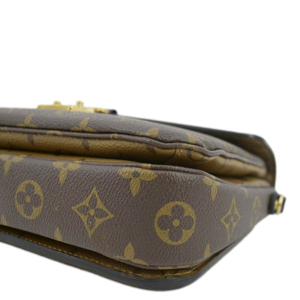 LOUIS VUITTON Metis Pochette Reverse Monogram Canvas Crossbody Bag Brown
