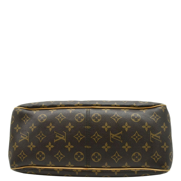 LOUIS VUITTON Delightful PM Monogram Canvas Hobo Bag Brown