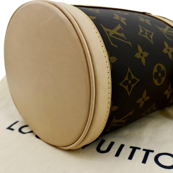 LOUIS VUITTON Monogram Canvas Duffle Shoulder Bag Brown