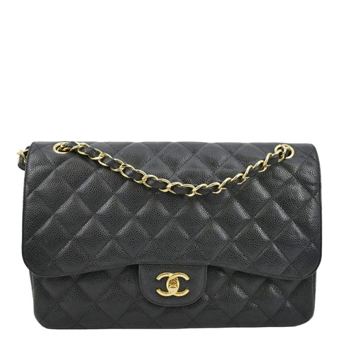 Anello rigido Chanel Ultra in ceramica nera, Chanel Double Flap - owned  Chanel Flap Bags For Women
