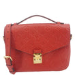 LOUIS VUITTON Metis Pochette Empreinte Leather Crossbody Bag Red