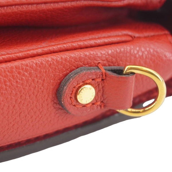 LOUIS VUITTON Metis Pochette Empreinte Leather Crossbody Bag Red