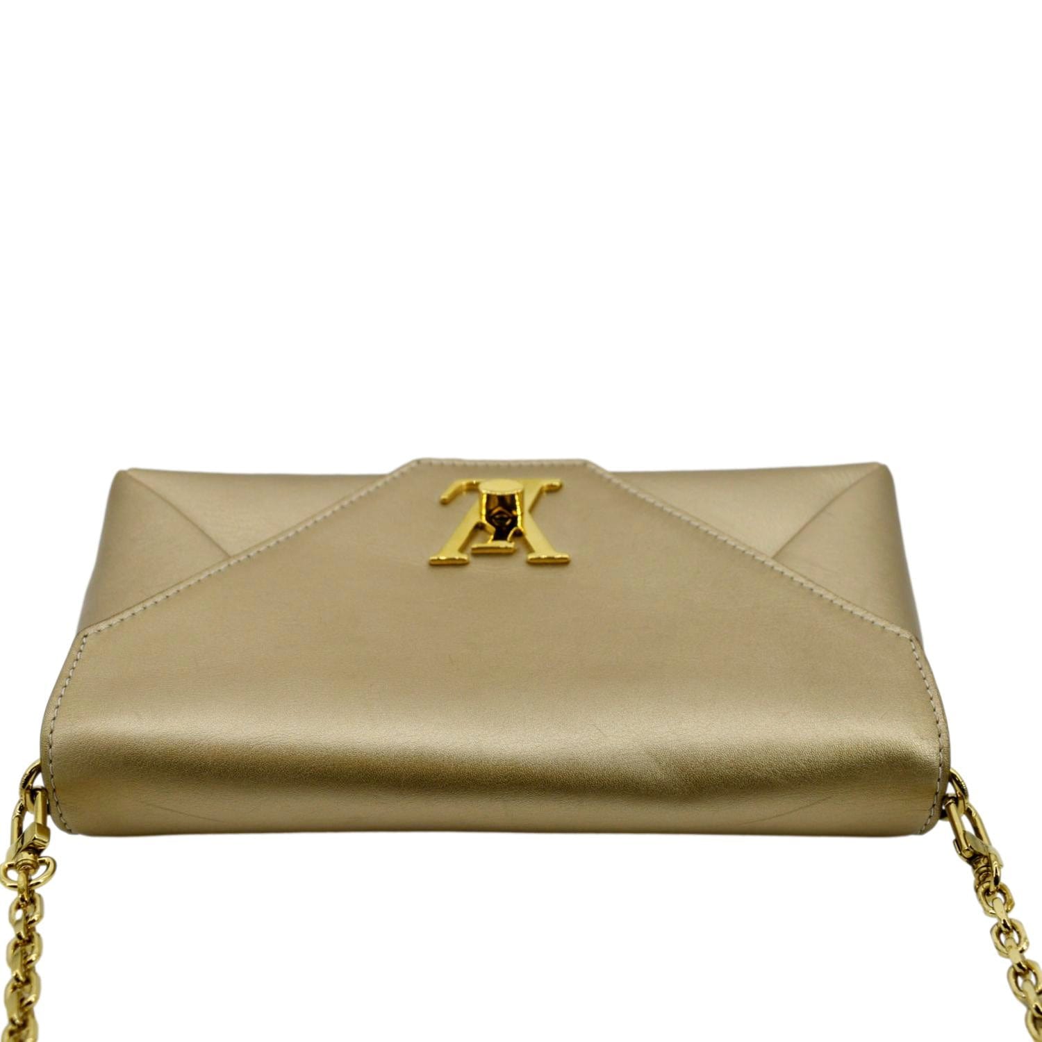 Louis Vuitton Gold Leather Love Note Bag Louis Vuitton