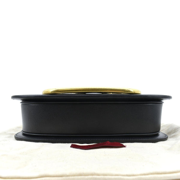 VALENTINO Supervee Leather Crossbdoy Bag Black