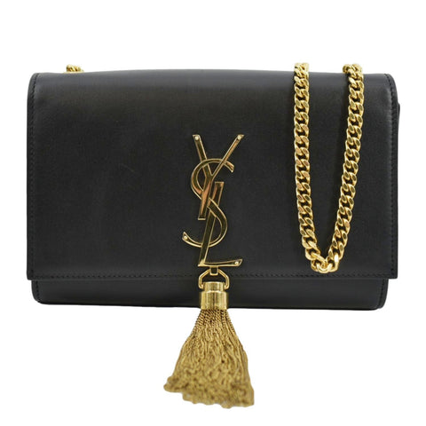 YSL Saint Laurent Dark Beige Medium Kate Chain Shoulder Bag