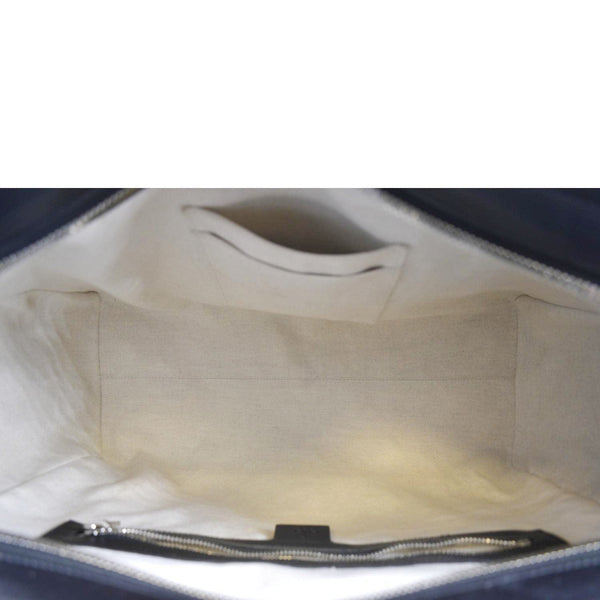 GUCCI GG Embossed Leather Tote Bag Black 232947