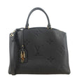 LOUIS VUITTON Grand Palais MM Monogram Empreinte Leather Shoulder Bag Black
