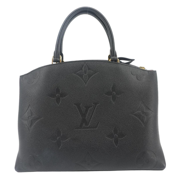 LOUIS VUITTON Grand Palais MM Monogram Empreinte Leather Shoulder Bag Black