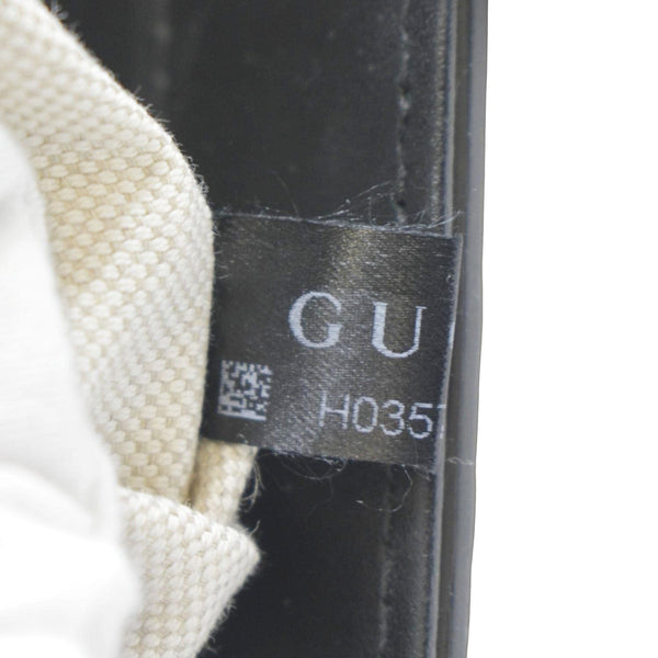 GUCCI GG Embossed Leather Tote Bag Black 232947