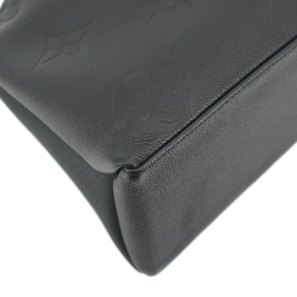 LOUIS VUITTON Grand Palais MM Monogram Empreinte Leather Shoulder Bag Black